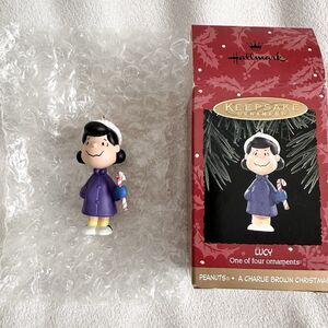 1995 Hallmark Lucy Peanuts Christmas Holiday Ornament One Of Four
